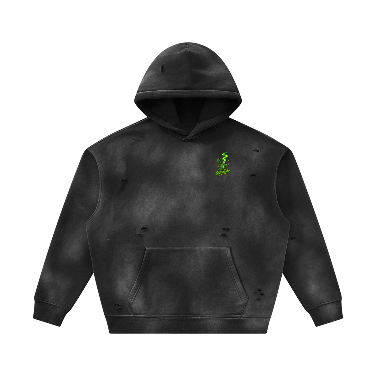 Green Lighter Recovered Hoodie