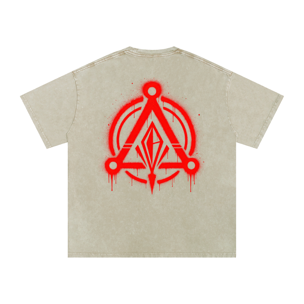 The Archivist Oversized Tee — Vintage Wash