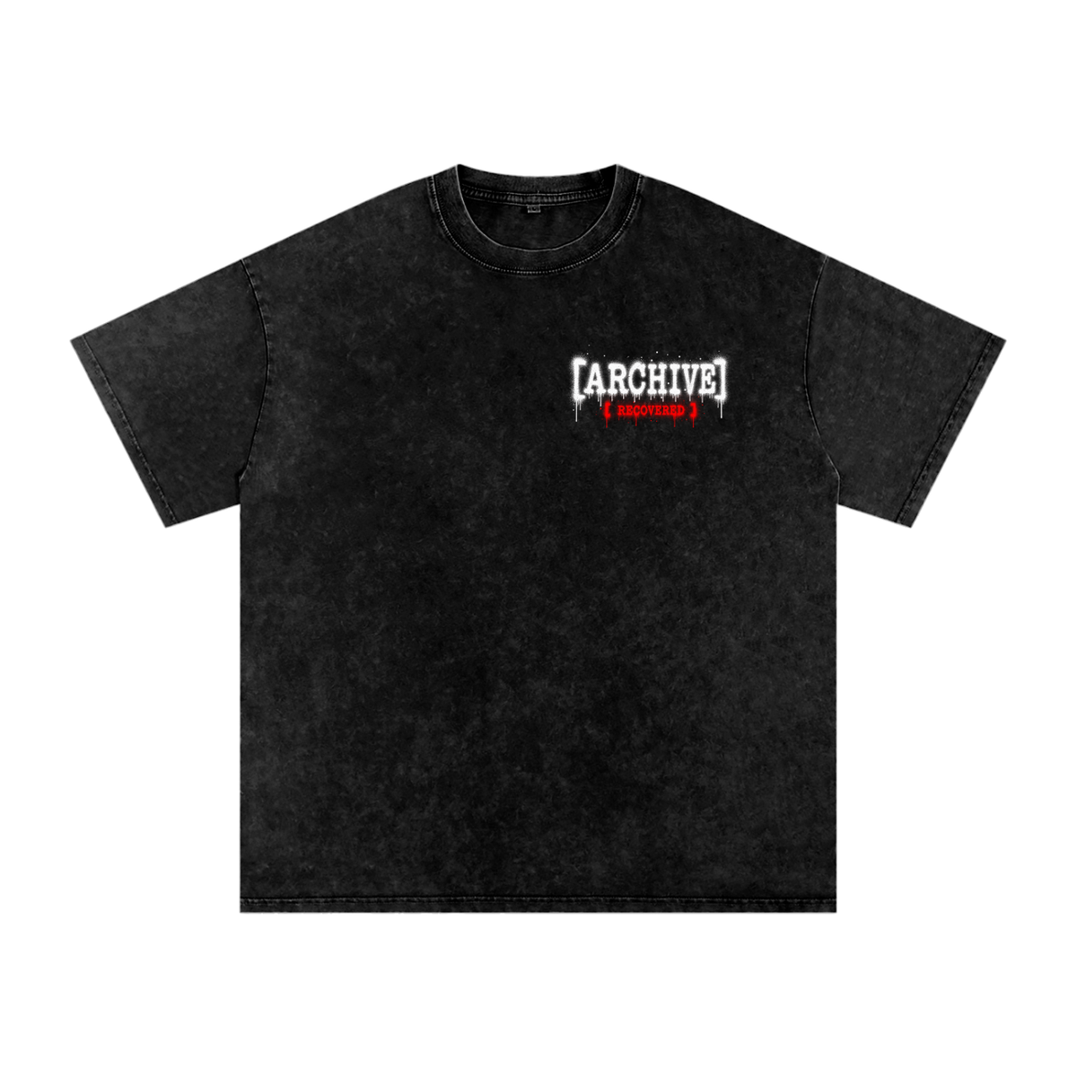 The Archivist Oversized Tee — Vintage Wash