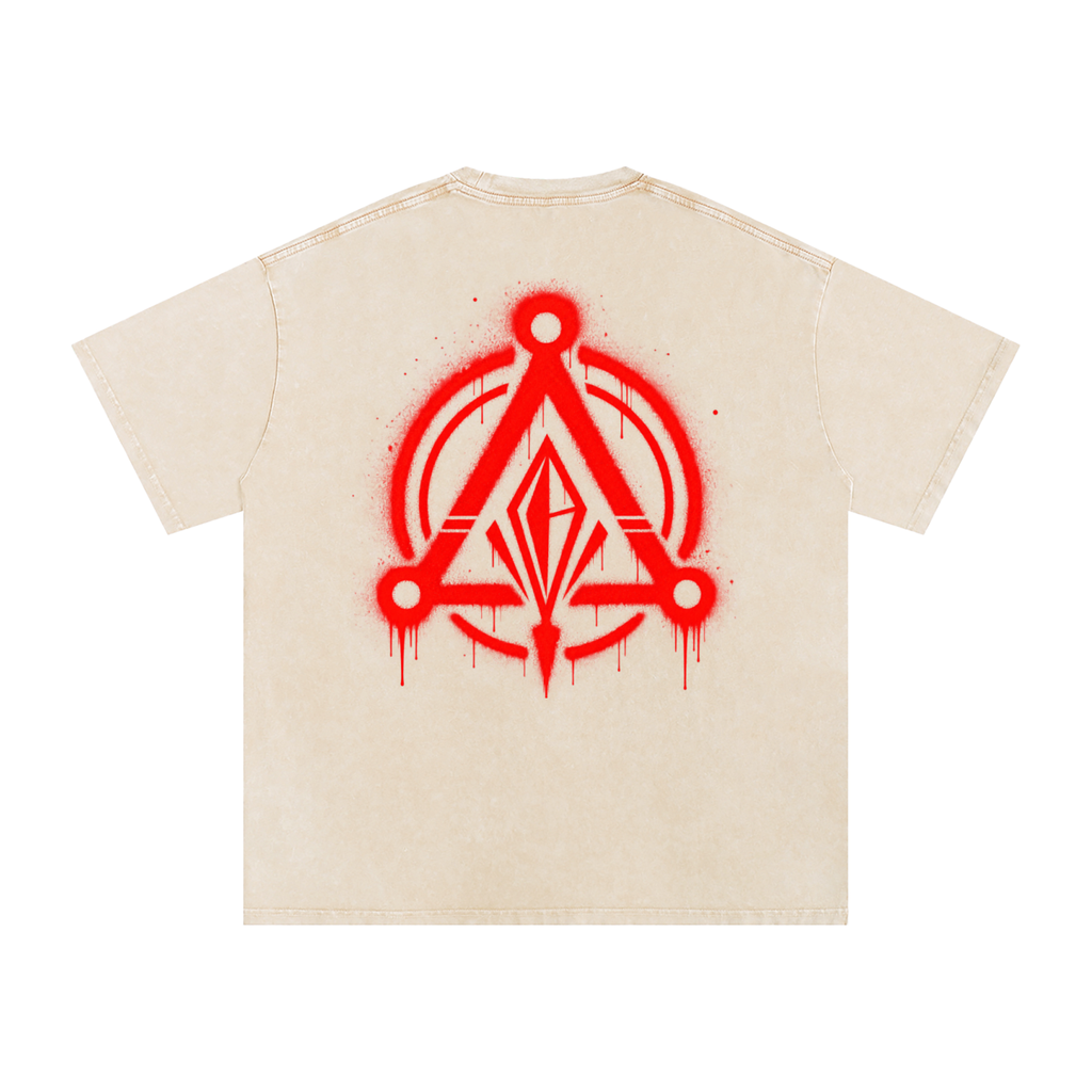 The Archivist Oversized Tee — Vintage Wash