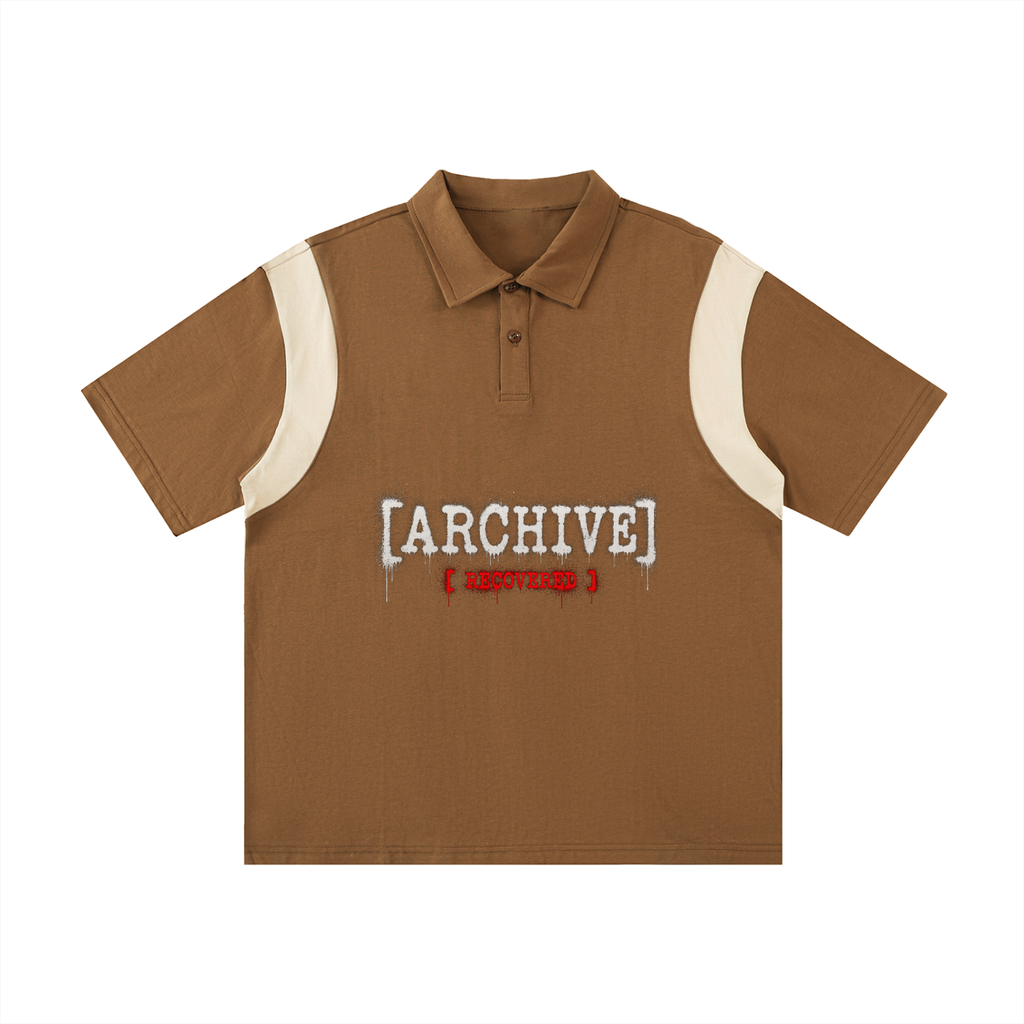 Archivist Recovered Contrast Polo