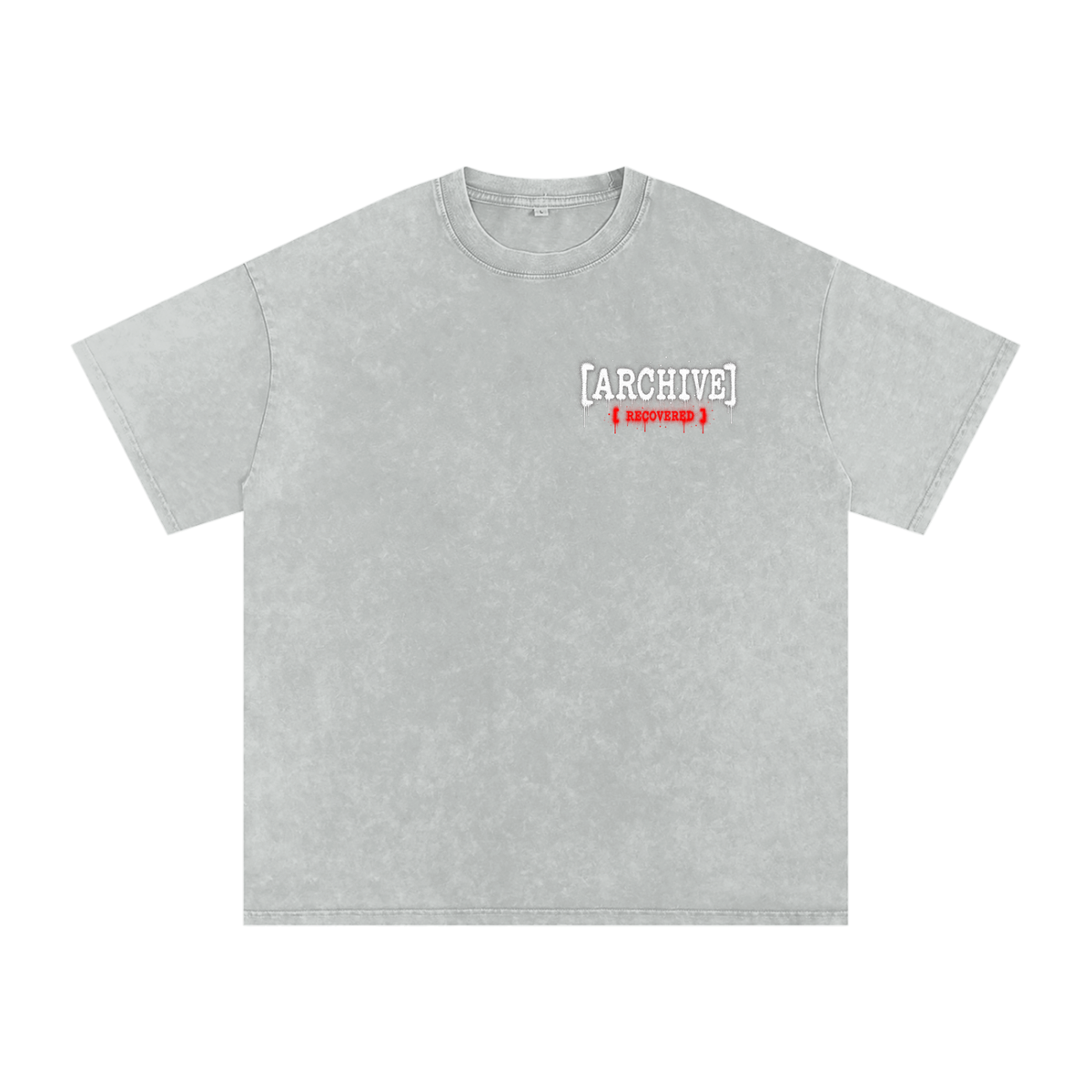The Archivist Oversized Tee — Vintage Wash